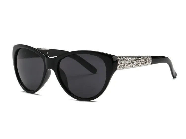 Sunglasses Women Cat Eye Acetate Frame Oval Lens Shades Classic Sun Glasses Original Brand Designer UV400