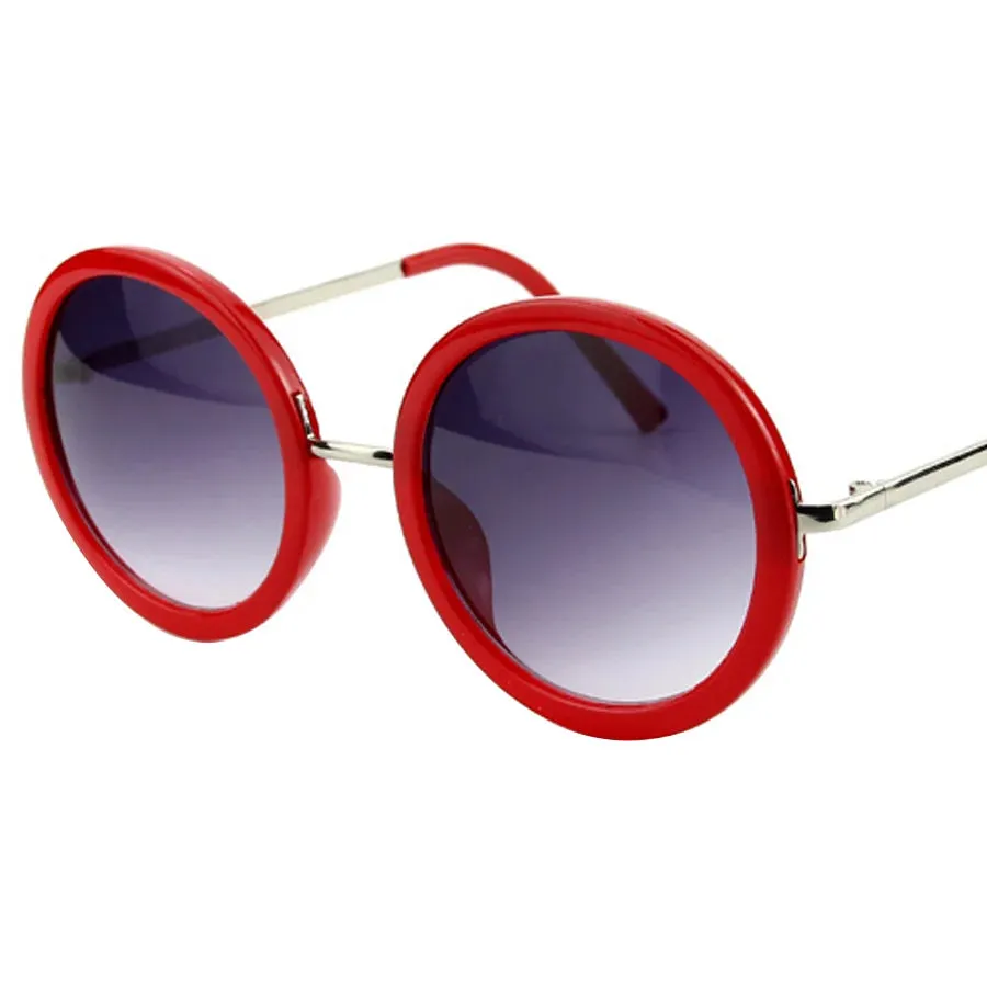 Sunglasses Women Men Round Luxury Retro Circle Frame 5 Colors