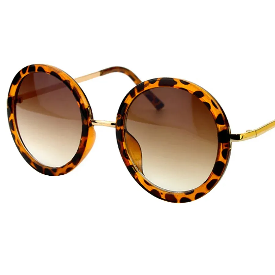 Sunglasses Women Men Round Luxury Retro Circle Frame 5 Colors