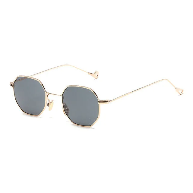 Super Light Weight Octagon Sunglasses Unisex in Yellow, Red, Blue Tinted   Clear Lens Glasses