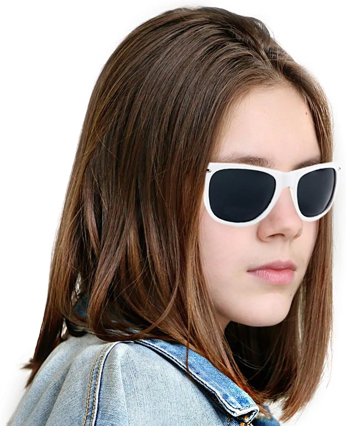 Super Z Outlet Plastic Vintage Retro Style Sunglasses Classic Shades Eyewear Party Favors (24, White)