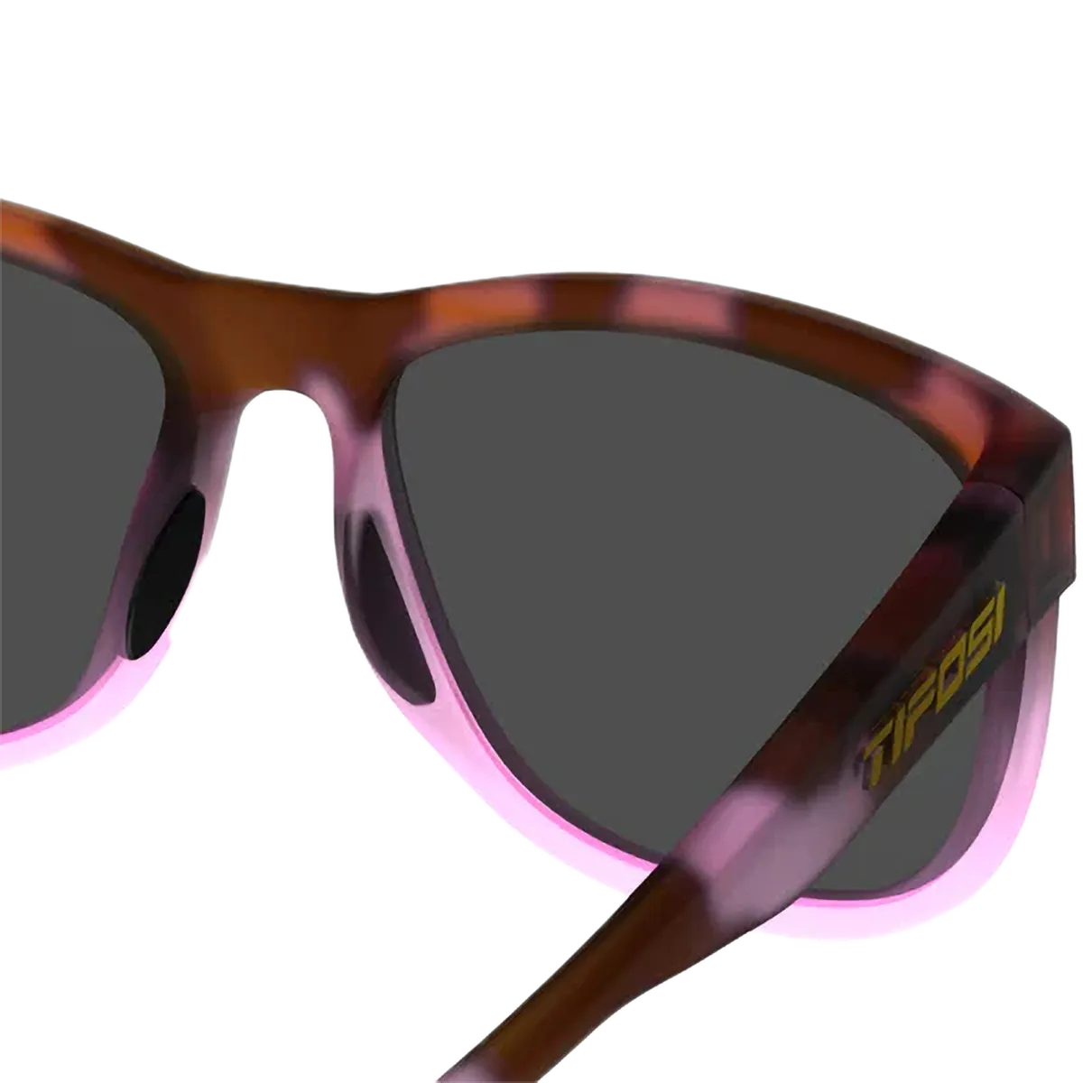 Swank XL Pink Tortoise/Smoke Rose Mirror