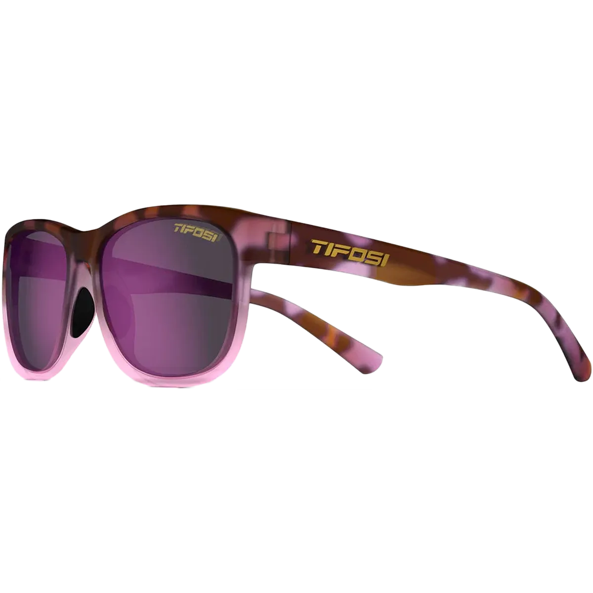 Swank XL Pink Tortoise/Smoke Rose Mirror
