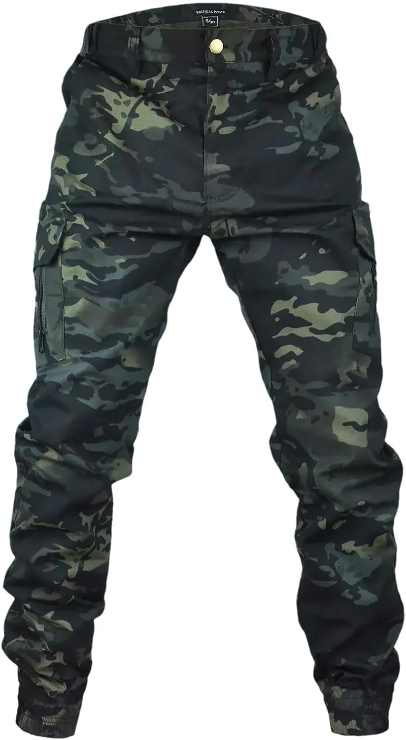 Tactical Joggers Ripstop Cargo Pants Working Clothing Hiking Lightweight Trousers Men's Streetwear
