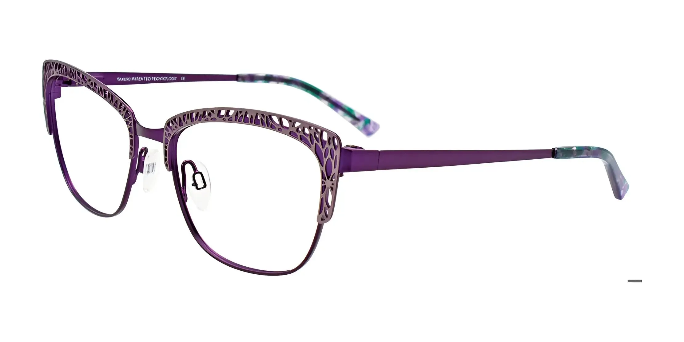 Takumi TK1130 Eyeglasses with Clip-on Sunglasses | Size 53