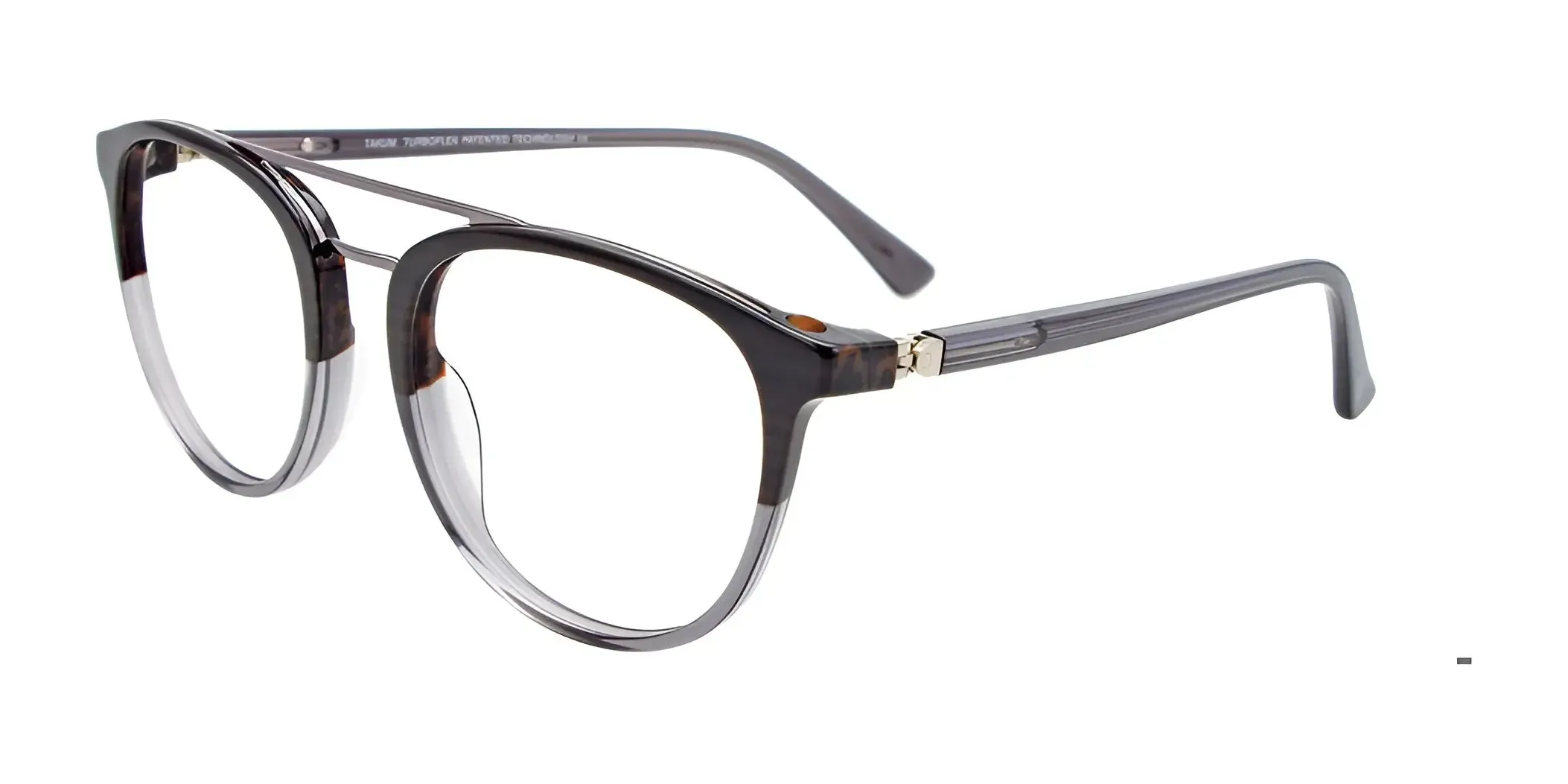 Takumi TK1169 Eyeglasses with Clip-on Sunglasses
