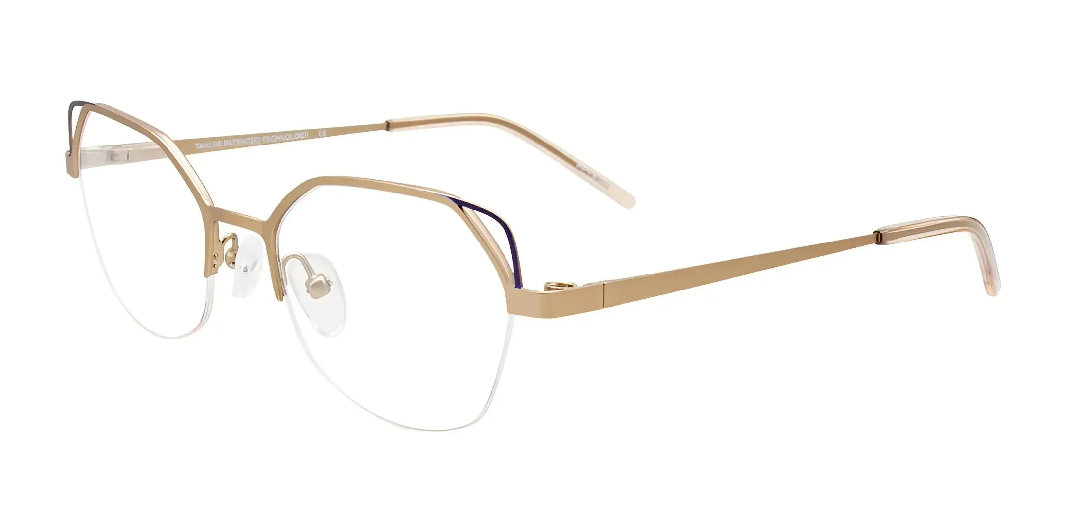 Takumi TK1270 Eyeglasses with Clip-on Sunglasses | Size 48