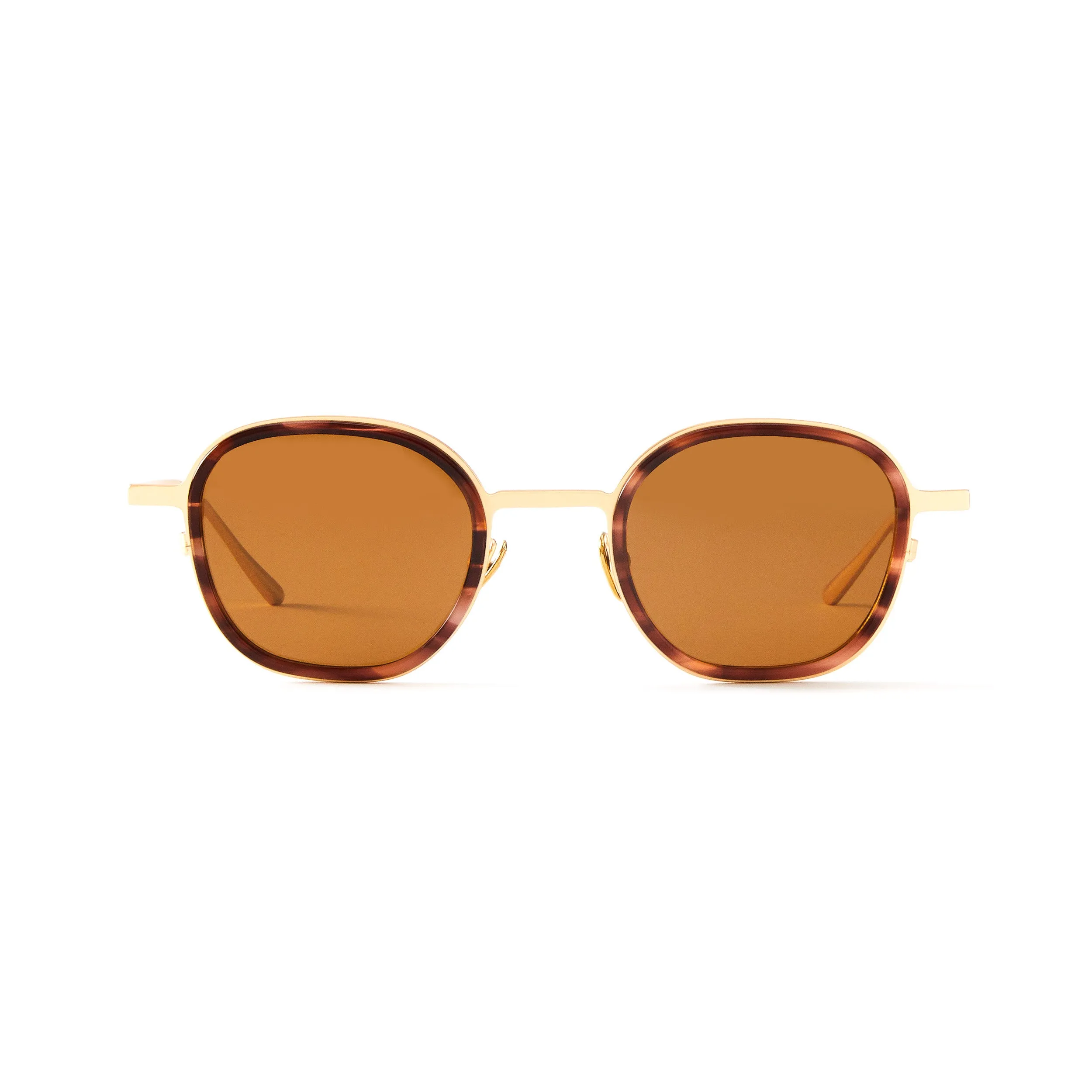 Thierry Sun Brown Marble & Mat Gold