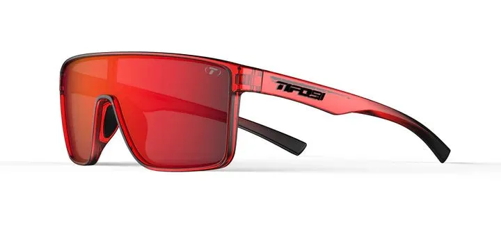 Tifosi Sunglasses Sanctum - Crystal Red/Smoke Tint Red Mirror