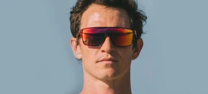 Tifosi Sunglasses Sanctum - Crystal Red/Smoke Tint Red Mirror