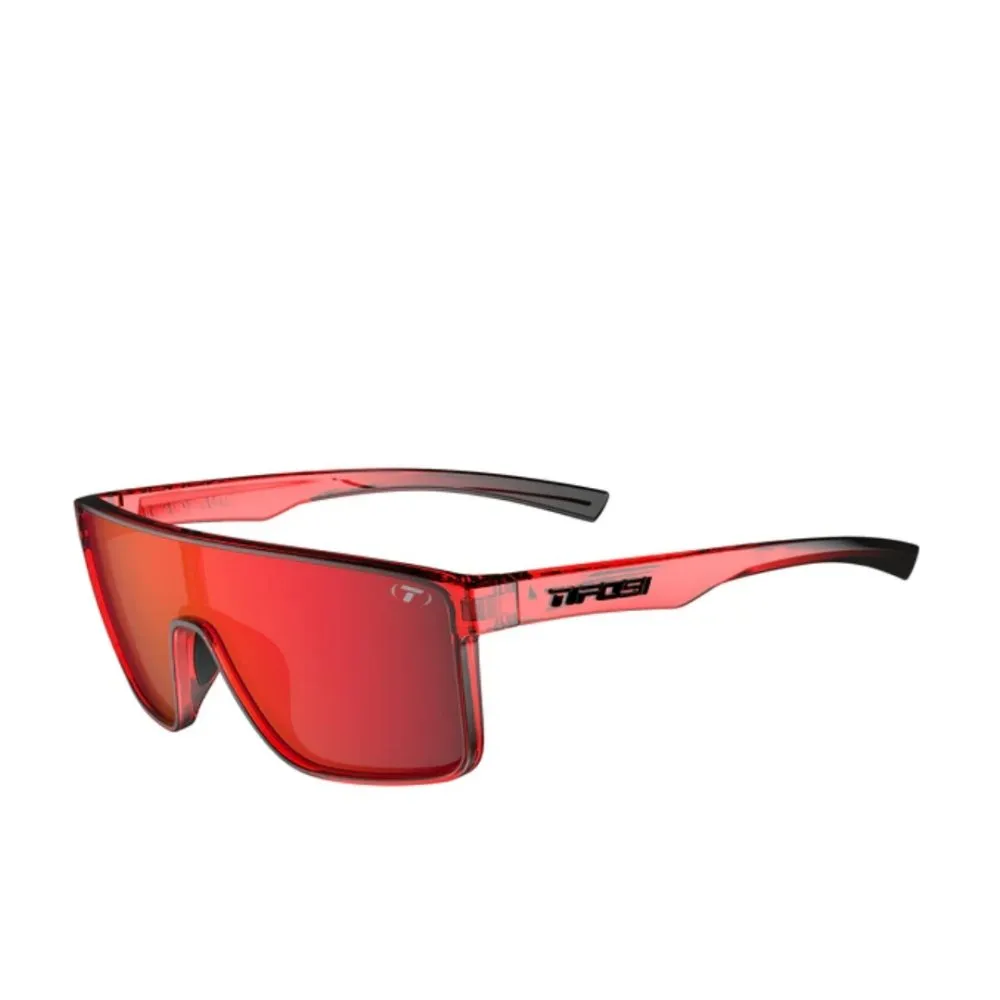 Tifosi Sunglasses Sanctum - Crystal Red/Smoke Tint Red Mirror