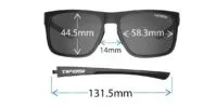 Tifosi SWICK sunglasses - Blue Marble POLARIZED