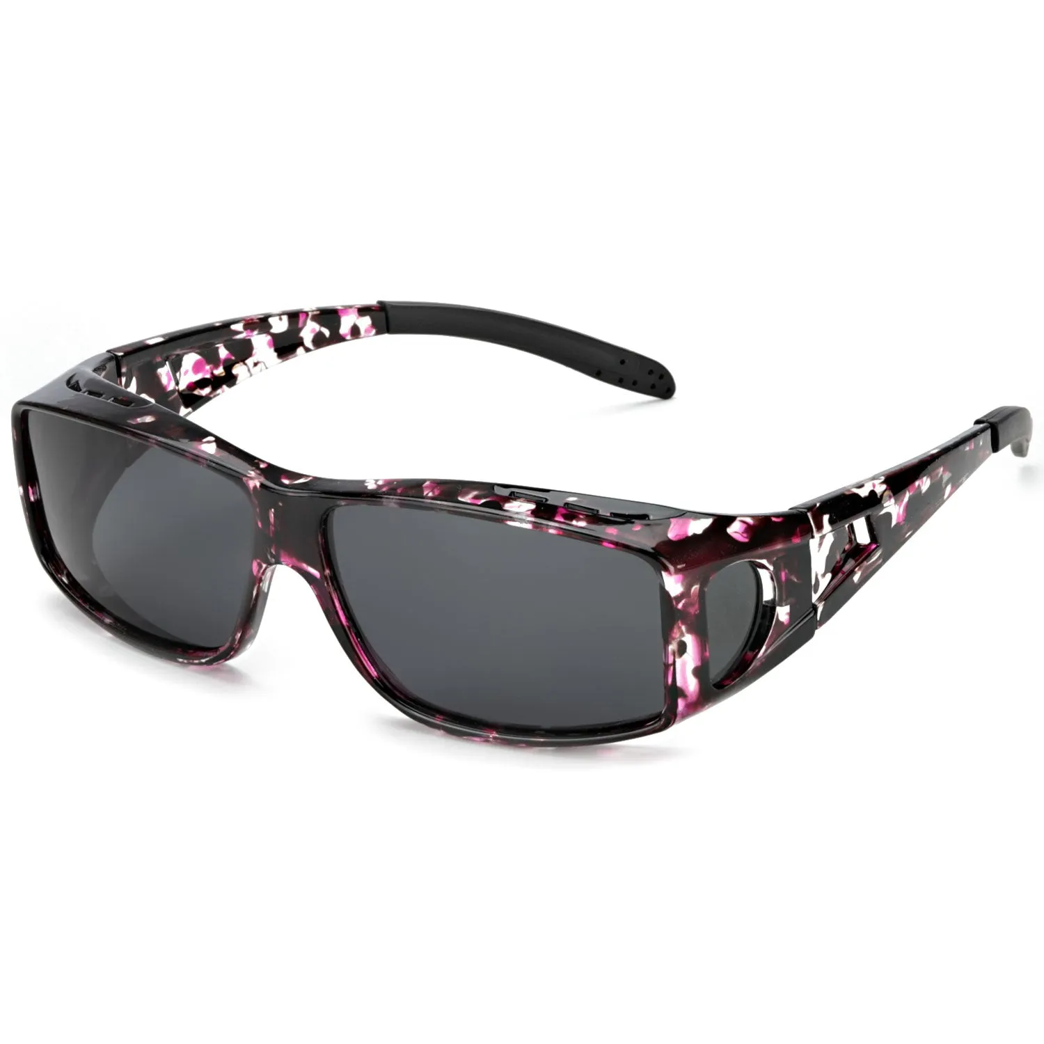 TJUTR HD Anti Glare Polarized Wrap Around Sunglasses