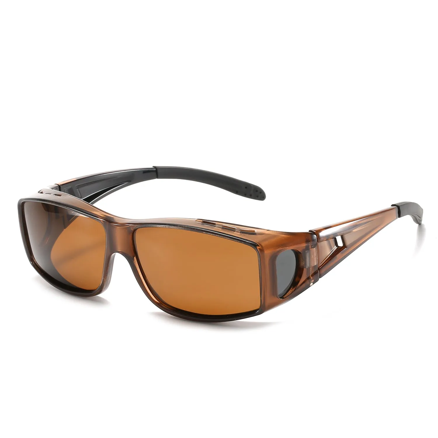 TJUTR HD Anti Glare Polarized Wrap Around Sunglasses