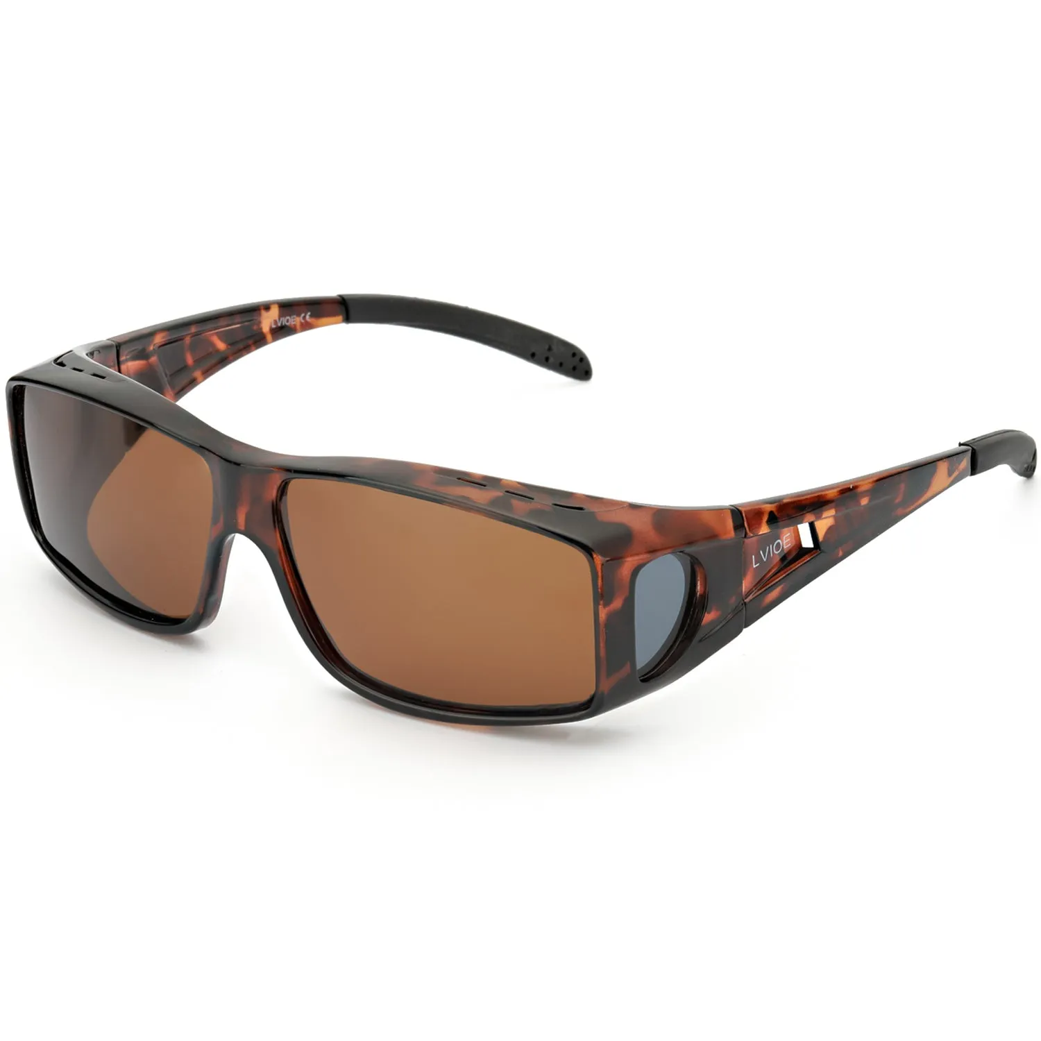 TJUTR HD Anti Glare Polarized Wrap Around Sunglasses