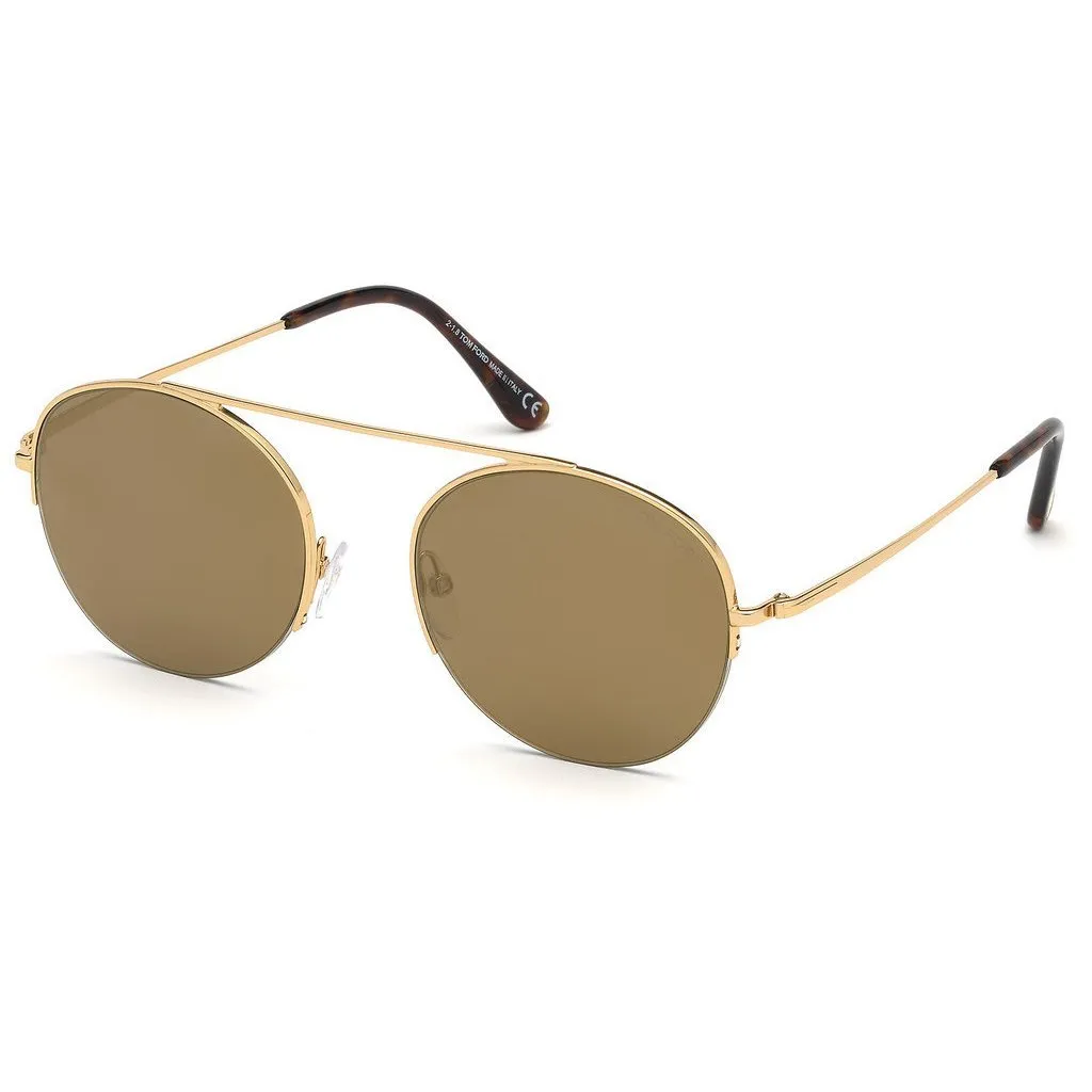 TOM FORD AVIATOR SUNGLASSES ROSE GOLD