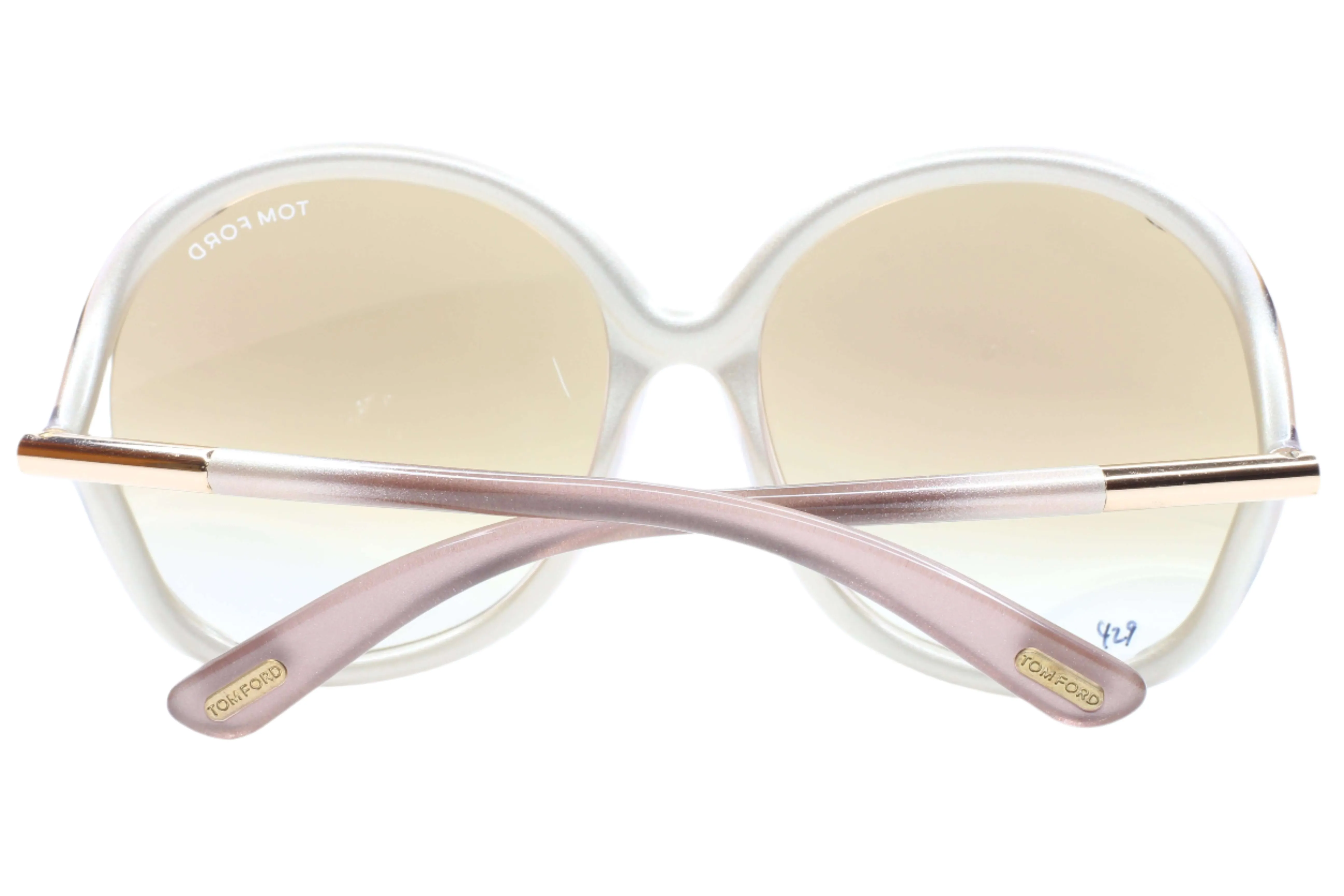 Tom Ford TF252 33G RHI Pink Gradient Luxury Italy Sunglasses