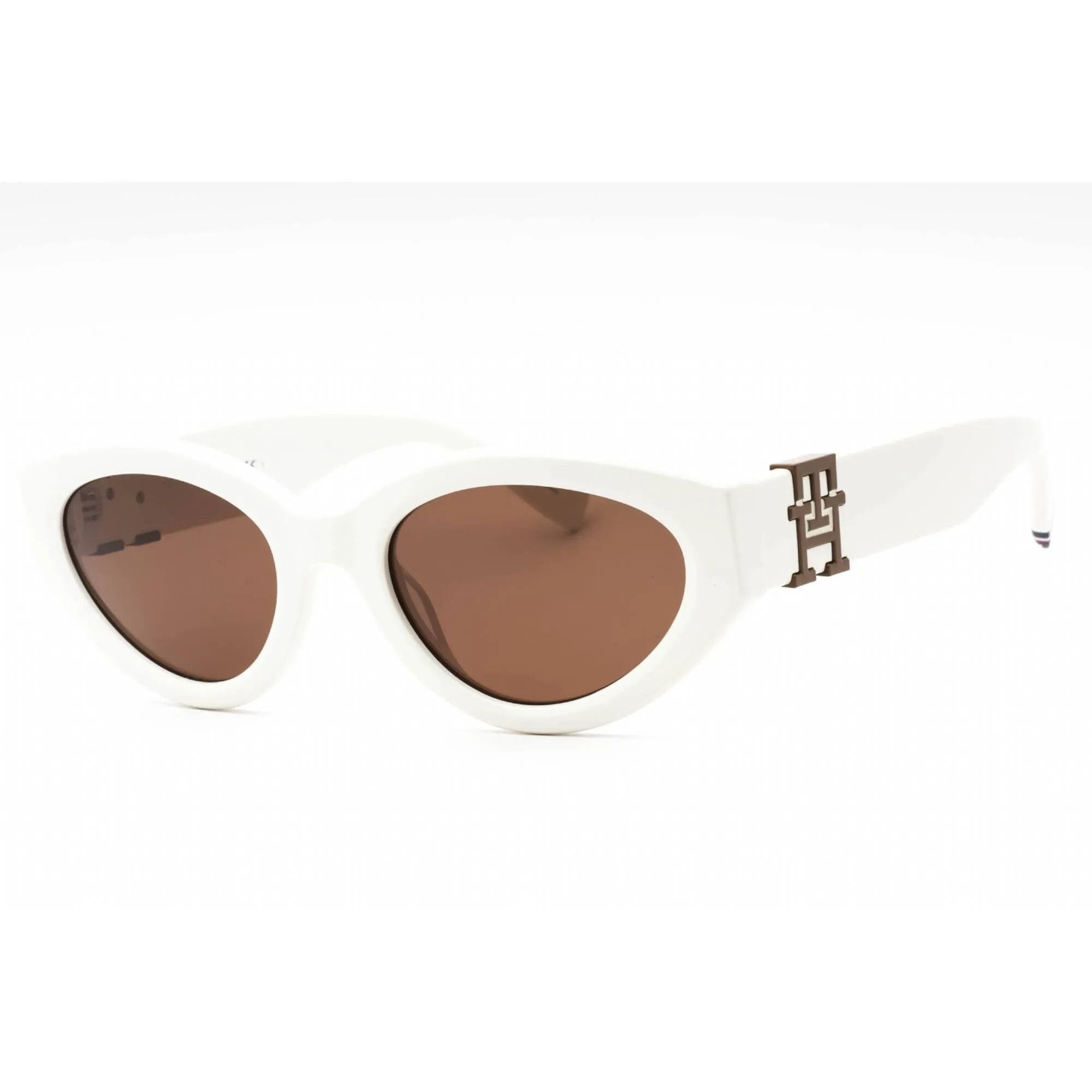 Tommy Hilfiger Women's Sunglasses - Ivory Cat Eye Full Rim Frame | TH 1957/S 0SZJ 70