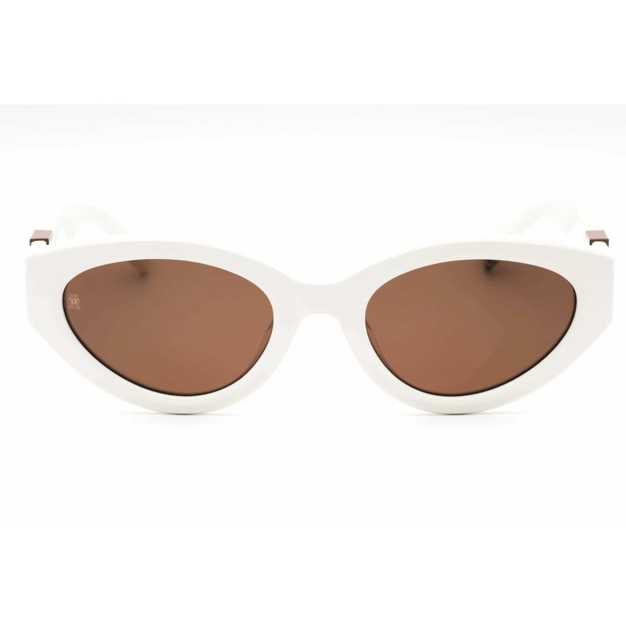 Tommy Hilfiger Women's Sunglasses - Ivory Cat Eye Full Rim Frame | TH 1957/S 0SZJ 70