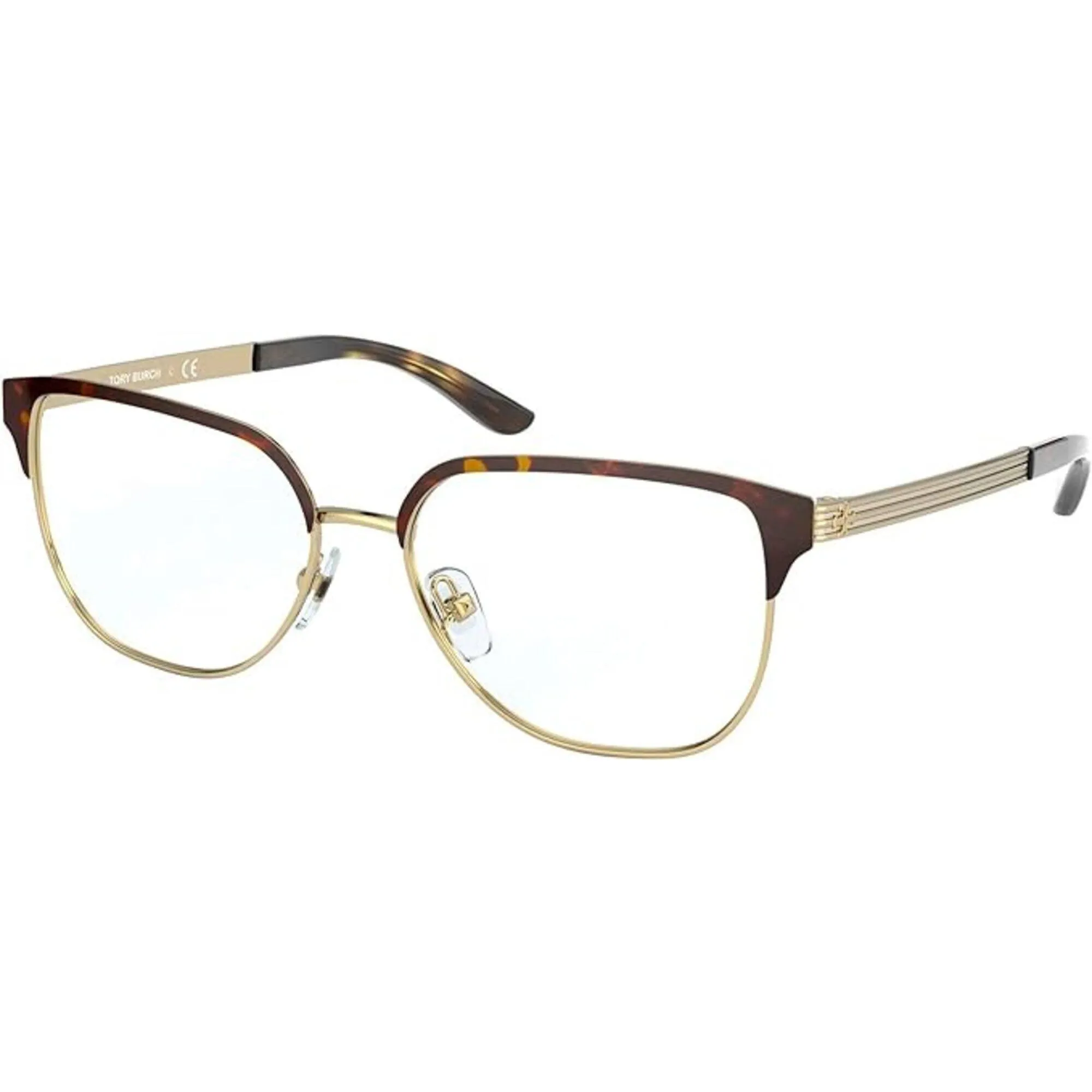 Tory Burch Women's Eyeglasses - Shiny Gold/Dark Tortoise | TORY BURCH 0TY1066 3290
