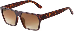 Trendy Pink Oversized Sunglasses Women Vintage Decor Tortoiseshell Rectangle Sun Glasses Shades Eyewear UV400