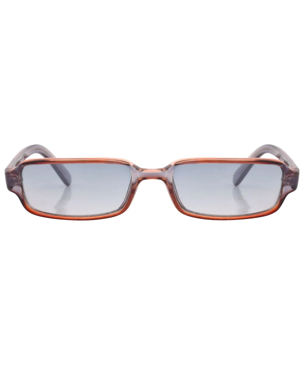 TUBEZ Curacao Teeny Micro-Square Sunglasses