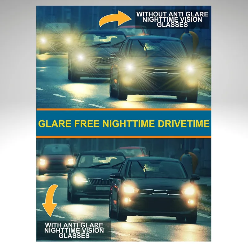 Unisex Anti-Glare Polarized Sunglasses For Night Driving