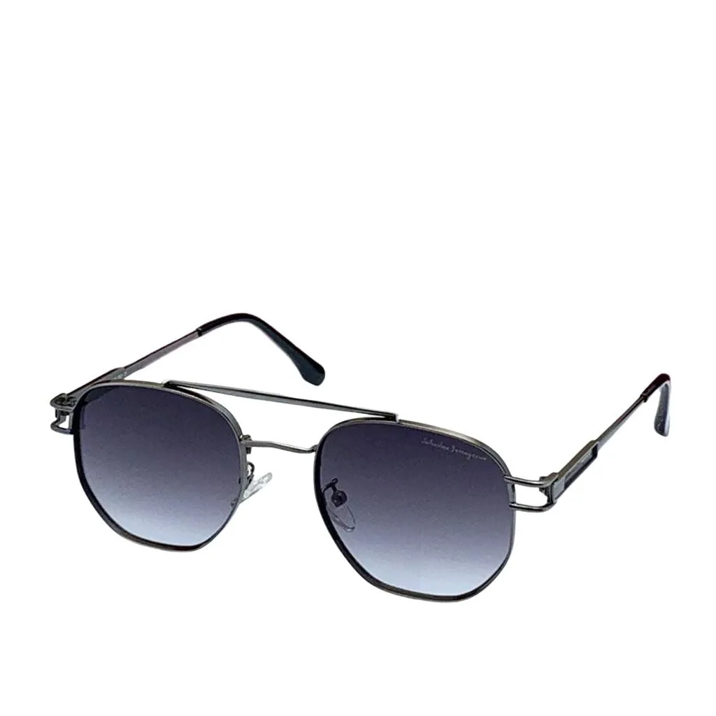 Unisex Classic Metal Hexagon Shape Sunglasses