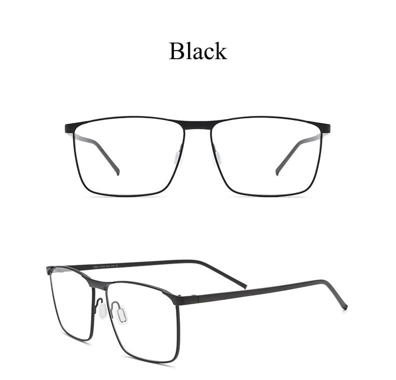 Unisex Full Rim Titanium Frame Eyeglasses Br18526