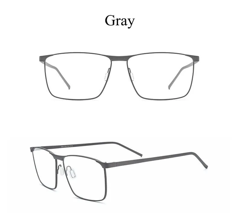 Unisex Full Rim Titanium Frame Eyeglasses Br18526