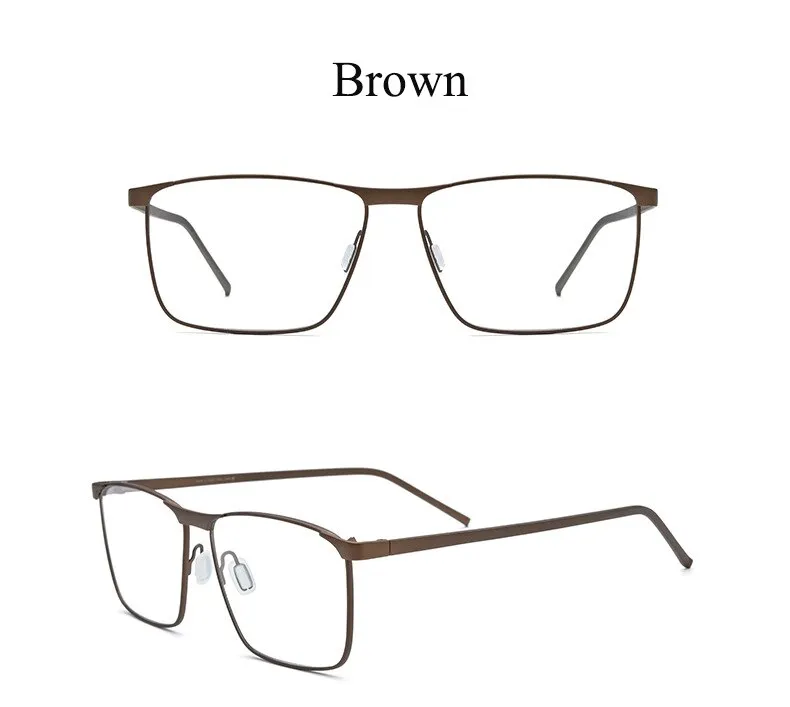 Unisex Full Rim Titanium Frame Eyeglasses Br18526