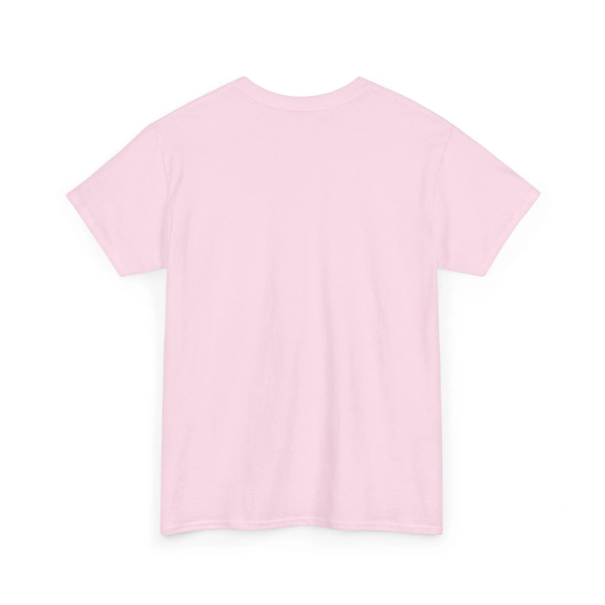 Unisex Heavy Cotton T-Shirt Beautiful Woman Rainbow Ink Drawn  002