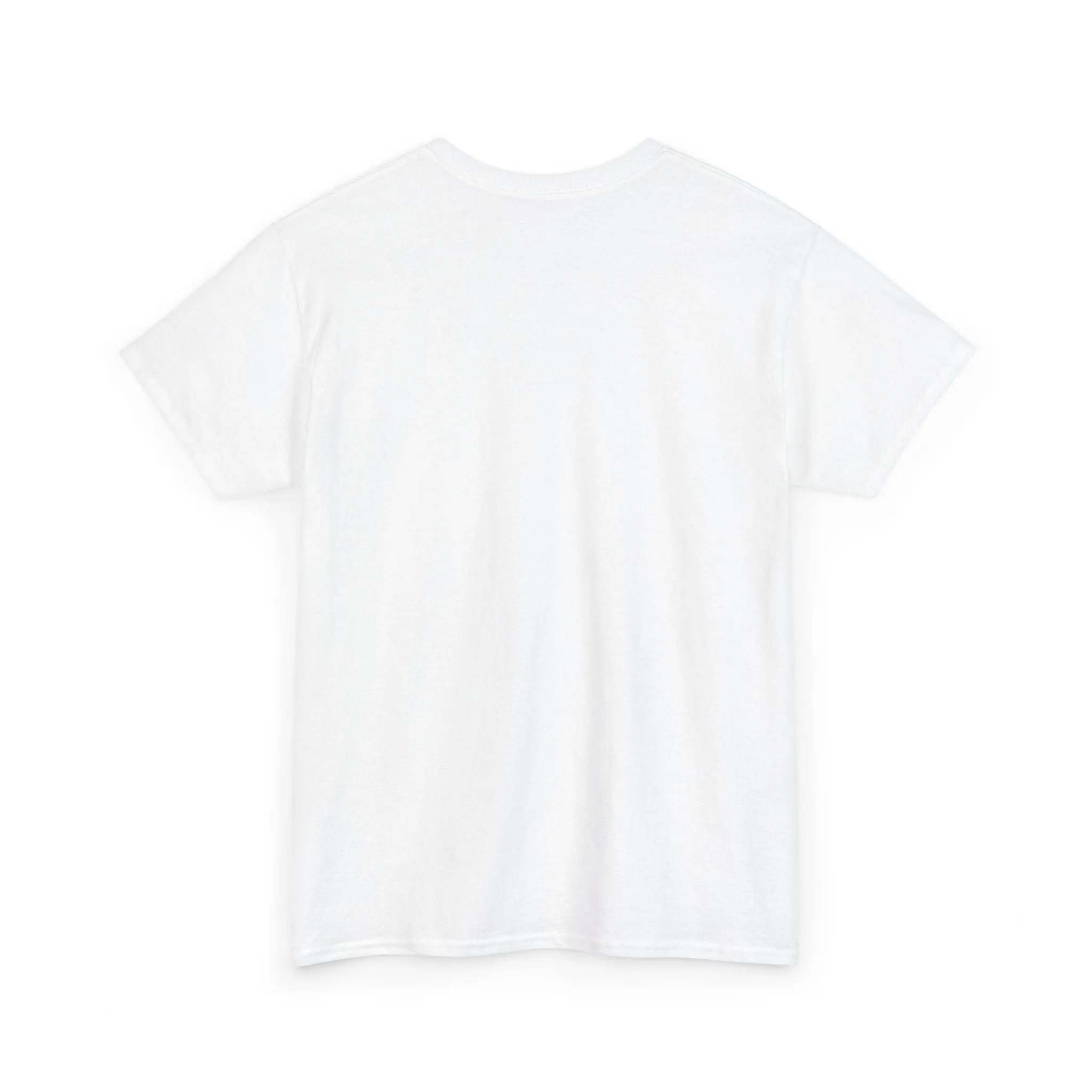 Unisex Heavy Cotton T-Shirt Beautiful Woman Rainbow Ink Drawn  002