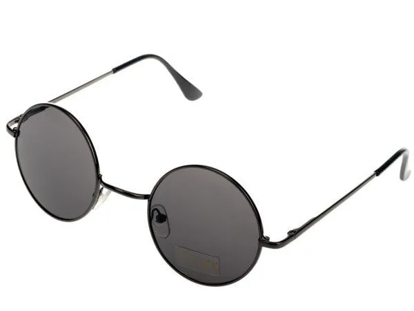 Unisex Hippie Shades Hippy 60S John Lennon Style Vintage Round Peace Sunglasses