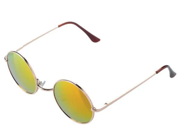 Unisex Hippie Shades Hippy 60S John Lennon Style Vintage Round Peace Sunglasses