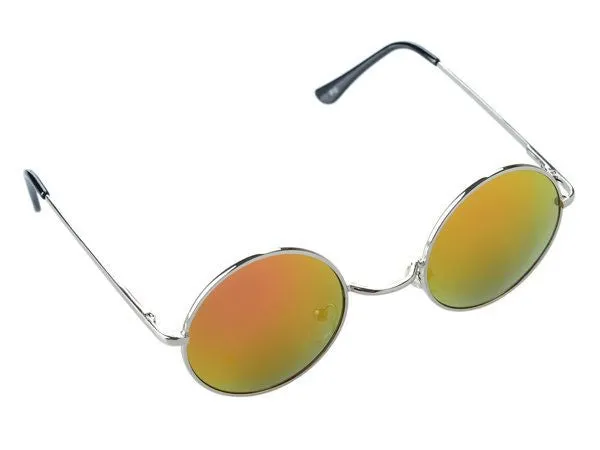 Unisex Hippie Shades Hippy 60S John Lennon Style Vintage Round Peace Sunglasses