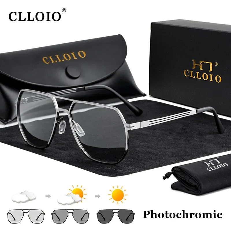Unisex Photochromic Polarized Sunglasses  - Anti-Glare Driving Eyewear