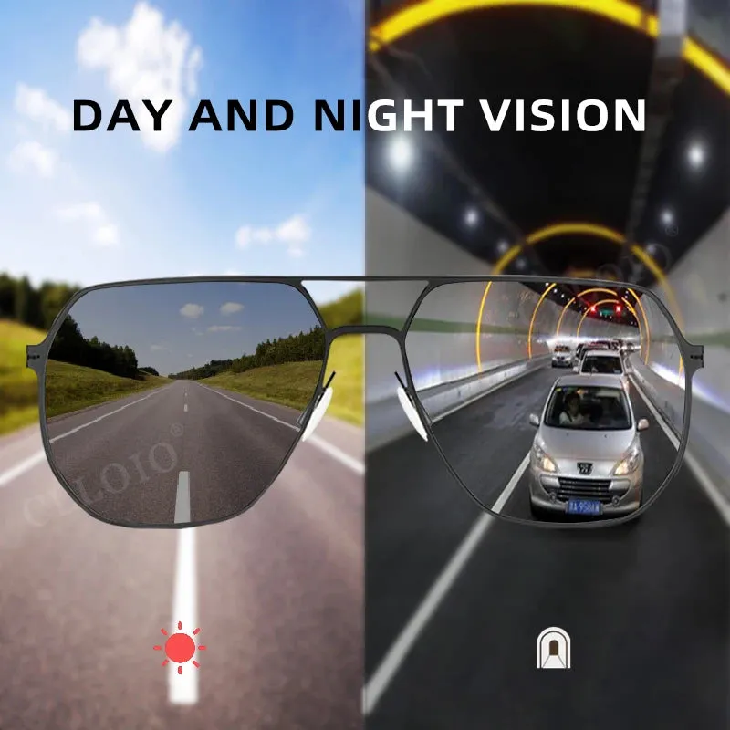 Unisex Photochromic Polarized Sunglasses  - Anti-Glare Driving Eyewear