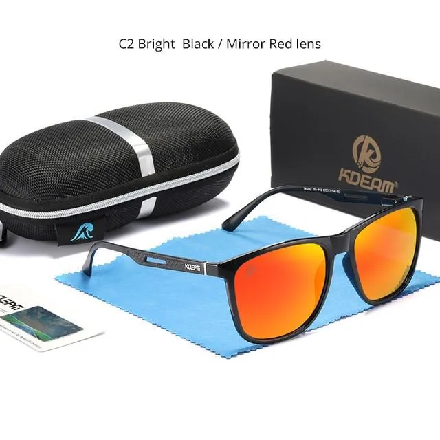 Unisex Strong Spring Hinges Polarized Light TR90 Frame Sun Glasses