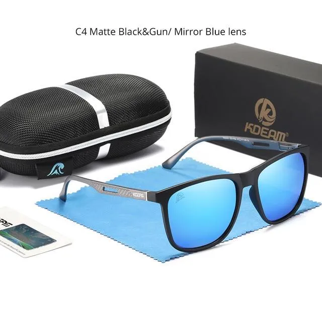 Unisex Strong Spring Hinges Polarized Light TR90 Frame Sun Glasses
