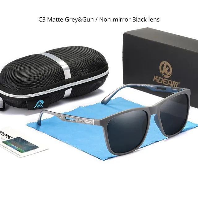 Unisex Strong Spring Hinges Polarized Light TR90 Frame Sun Glasses