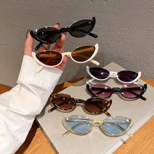 VAIGE Vintage Cat Eye Sunglasses in Multi Colors - Chic Composite Shades
