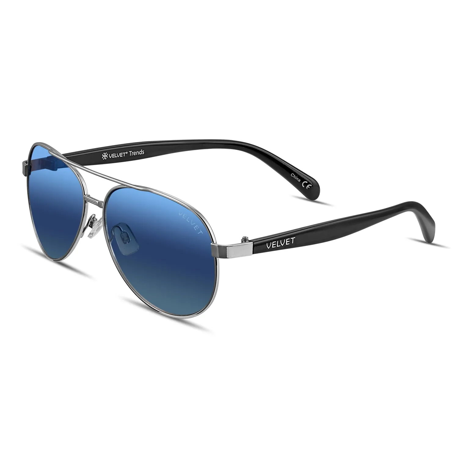 Velvet Eyewear Aviator Flash Sunglass Style Box