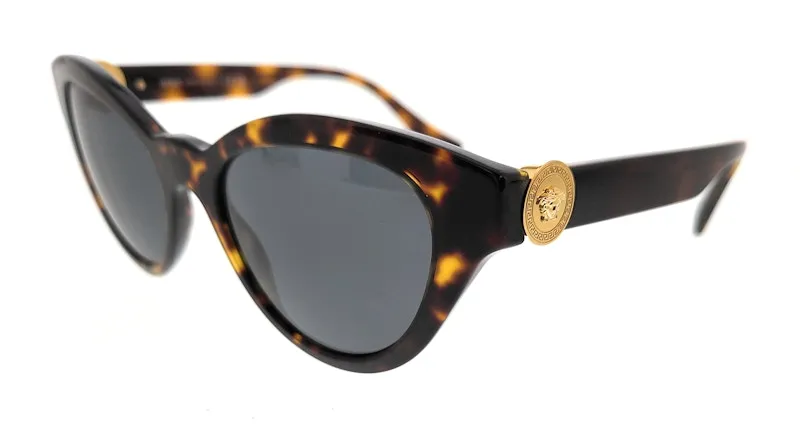 Versace Cat Eye Sunglasses Havana/Dark Grey