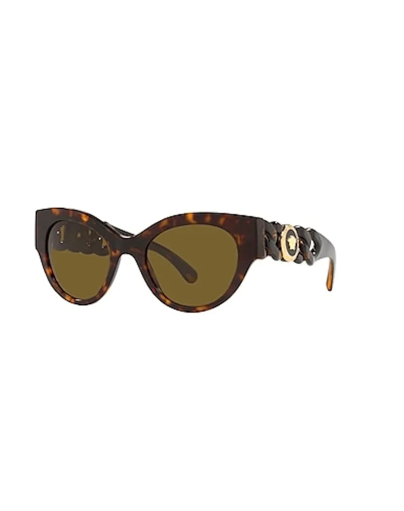 Versace Cat Eye Sunglasses Tortise