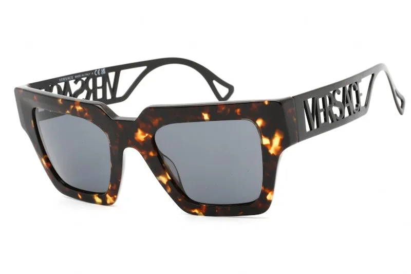 Versace Square Sunglasses Havana/Dark Grey