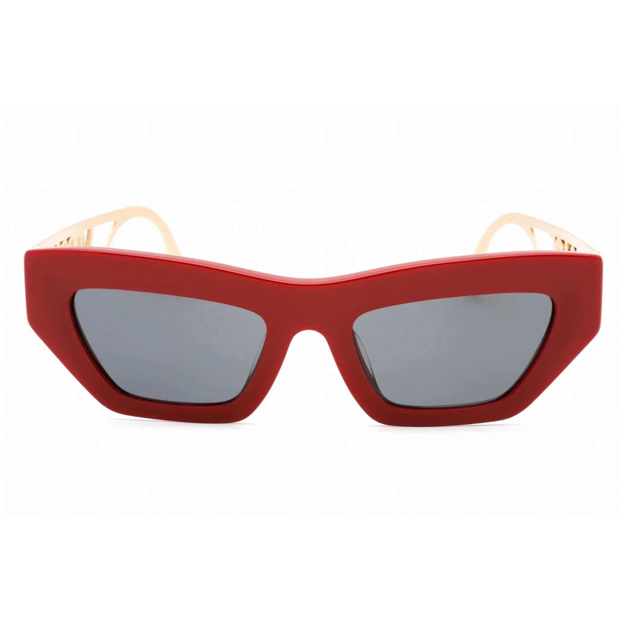 Versace Women's Sunglasses - Red Cat Eye Shape Frame Dark Grey Lens | 0VE4432U 538887