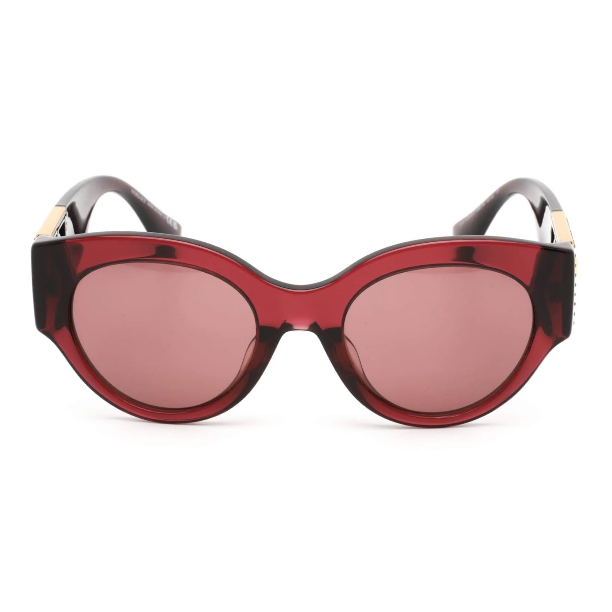Versace Women's Sunglasses - Transparent Burgundy Frame Red Lens | 0VE4438B 538569