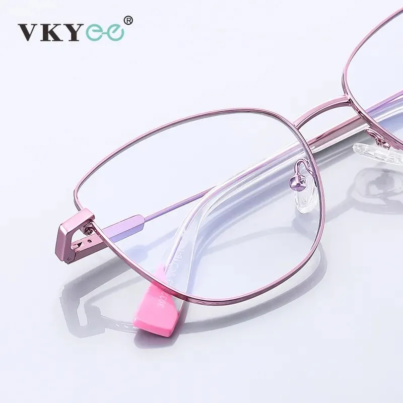 Vicky Women's Full Rim Cat Eye Stainless Steel Reading Glasses 3032