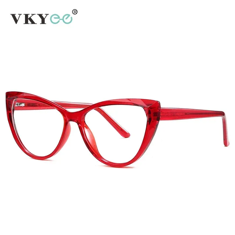 Vicky Women's Full Rim Cat Eye Tr 90 Titanium Eyeglasses 2003